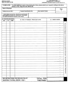 Free Quarterly Payroll Report Template Pdf Example