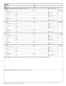 Genealogy Report Template  Sample