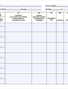 Hoa Treasurer Report Template