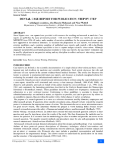 Printable Case Report Template Excel Sample