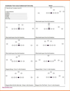 Printable Football Scouting Report Template Excel