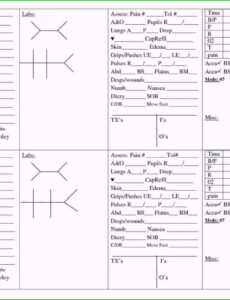 Printable Icu Report Sheet Template Excel