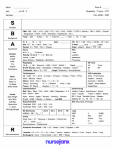 Printable Shift Report Template  Sample