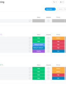 Printable Sprint Report Template  Example