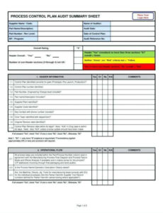 Printable Template For Audit Report Excel Example