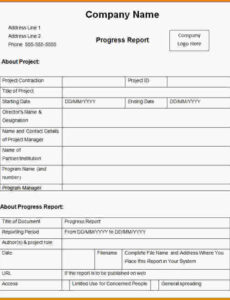 Professional Client Report Template Pdf