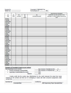 Professional Consultant Monthly Report Template Pdf Sample