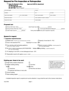 Professional Fire Door Inspection Report Template