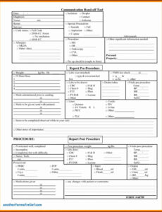 Professional Psychiatric Nursing Shift Report Template Pdf