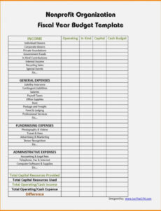 Professional Treasurer Report Template Word