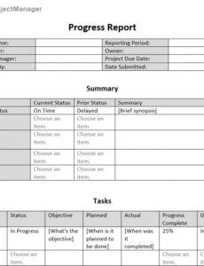 10  Daily Construction Progress Report Template Example
