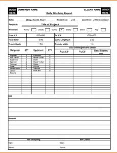 10 Printable Engineer Report Engineering Report Template Xls