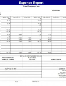 10 Printable Income And Expense Report Template Doc