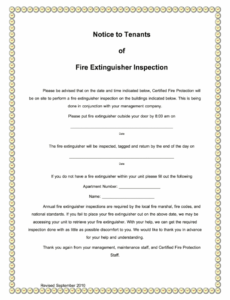 5 Printable Annual Fire Alarm Inspection Report Template Pdf