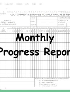 6 Editable Construction Work In Progress Report Template Word