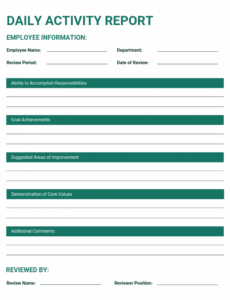 7}  Daily Quality Control Report Template