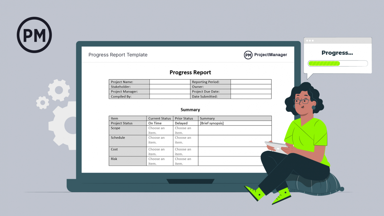 7}  Employee Monthly Progress Report Template Excel