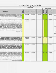 7} Printable Weekly Project Status Report Template Word
