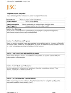 8 Editable Employee Monthly Progress Report Template Docs