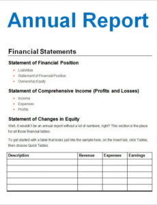 9  Small Business Financial Report Template Pdf