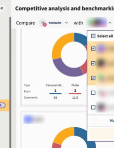 Best Editable Social Media Engagement Report Template