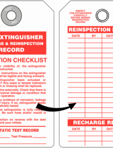 Free Editable Fire Extinguisher Inspection Report Template Doc
