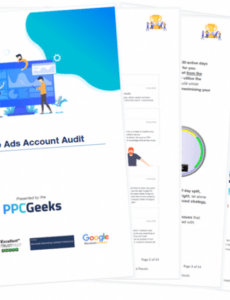 Free  Google Ads Audit Report Template Pdf