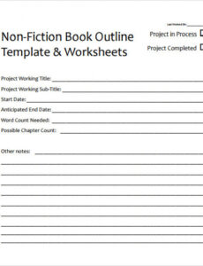 Top  Book Report Template Non Fiction Word