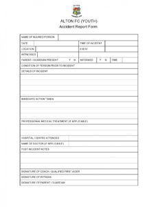 Top  Car Accident Police Report Template Xls