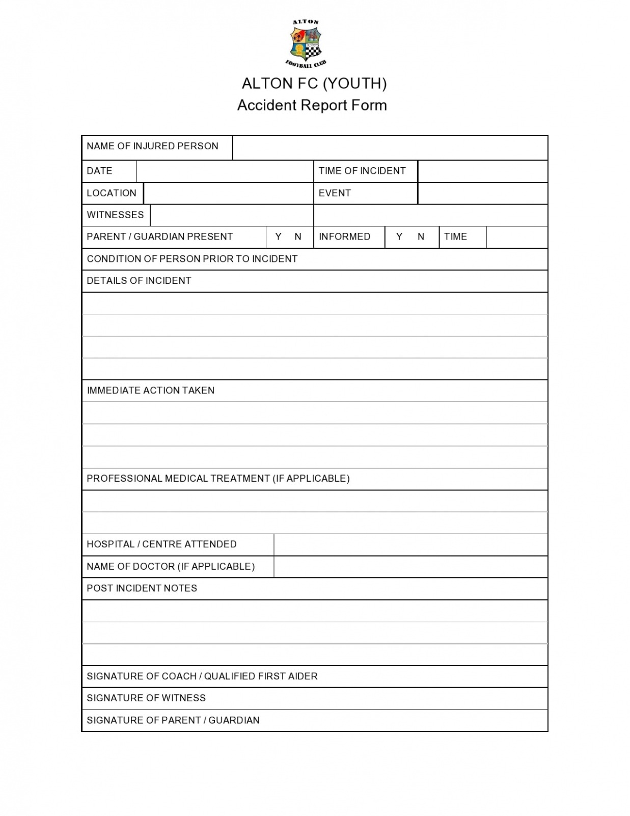 Top  Car Accident Police Report Template Xls