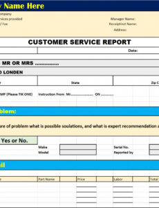 10  Customer Site Visit Report Template Xls