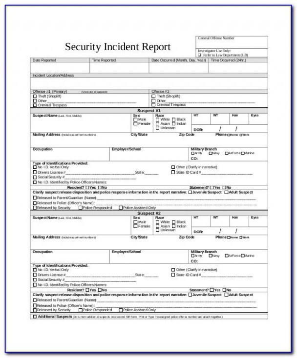 10  Cyber Incident After Action Report Template Excel