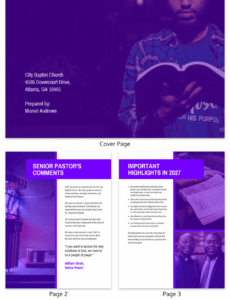 10 Editable Church Annual Financial Report Template Doc