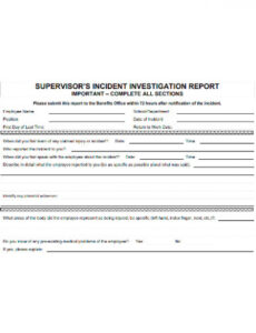 10 Editable Employee Relations Investigation Report Template Docx