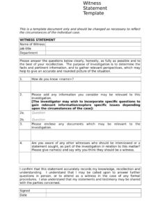 10  Employee Relations Investigation Report Template Example