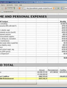 10 Printable Business Income And Expense Report Template Doc