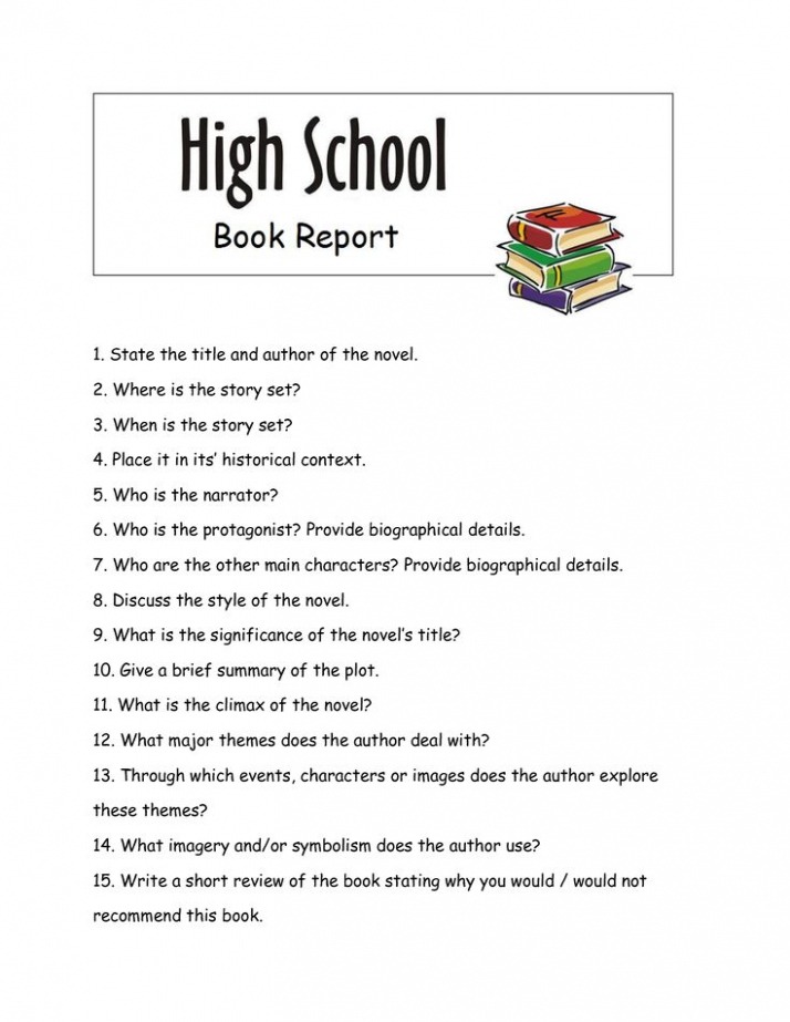 10 Printable Middle School Book Report Template Docs