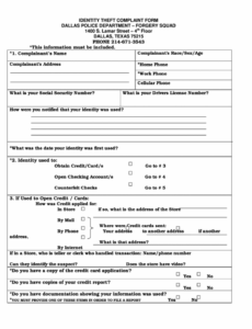 5  Blank Fillable Police Report Template Pdf