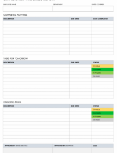 5 Editable Construction Daily Progress Report Template Example