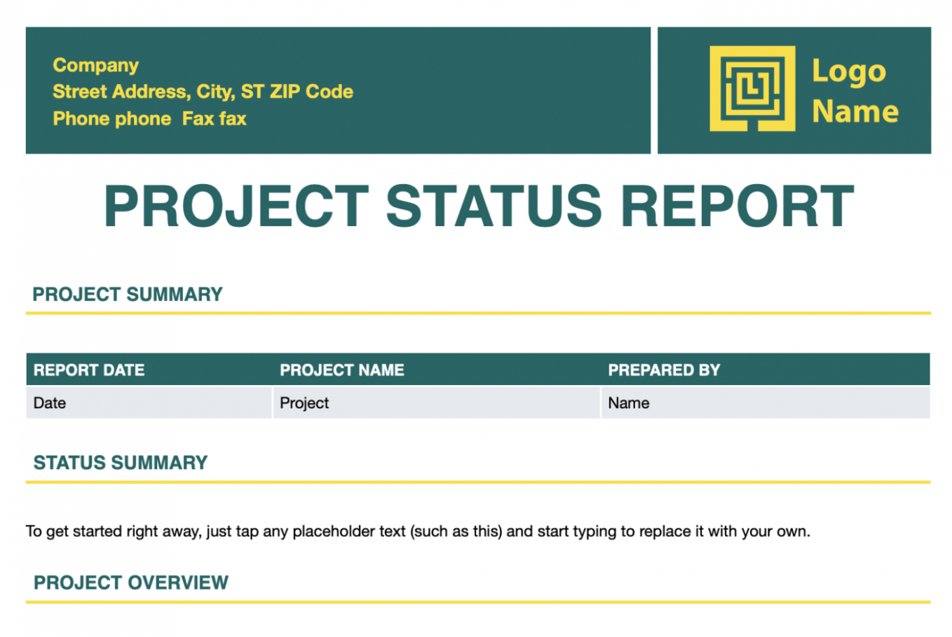 5 Editable Construction Project Weekly Report Template Docs