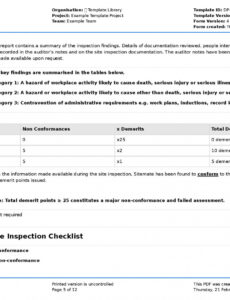 5 Editable Construction Site Visit Report Template