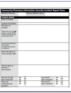5 Editable Cyber Security Incident Report Template
