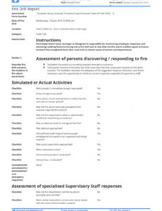 5 Editable Fire Department Run Report Template Pdf