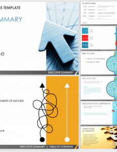 5  Executive Summary Business Report Template Docx