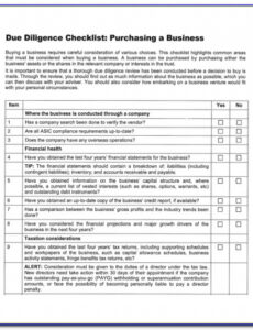 5 Printable Acquisition Due Diligence Report Template Pdf