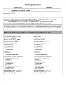 5 Printable Blank Home Inspection Report Template Docs