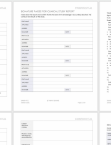 5 Printable Clinical Trial Monitoring Report Template