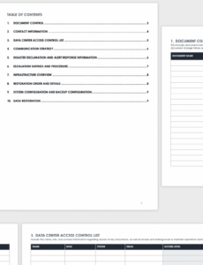 6  Disaster Recovery Test Report Template Xls