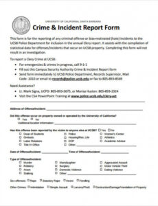 6  Domestic Violence Police Report Template Docx