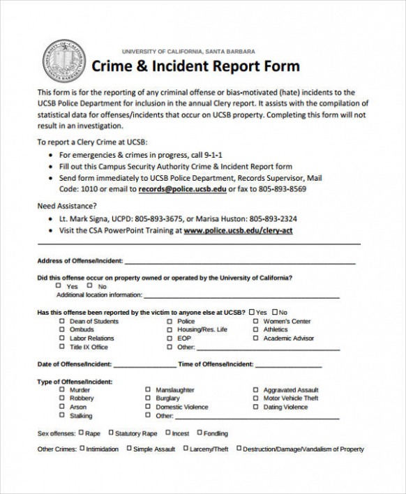 6  Domestic Violence Police Report Template Docx